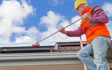 Coton In The Elms soft wash roof cleaning
